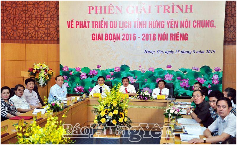 Thường trực HĐND tỉnh tổ chức phiên giải trình về phát triển du lịch