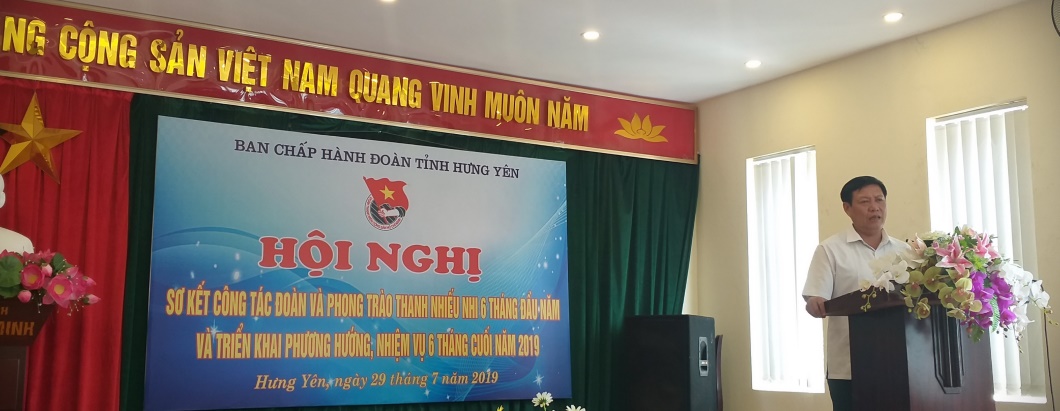 Sơ kết công tác Đoàn và phong trào Thanh thiếu niên 6 tháng đầu năm 2019