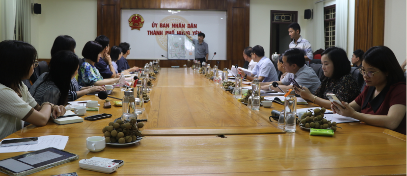 Thành phố Hưng Yên tiếp và làm việc  với Đoàn của Quỹ Hợp tác Phát triển Kinh tế Hàn Quốc