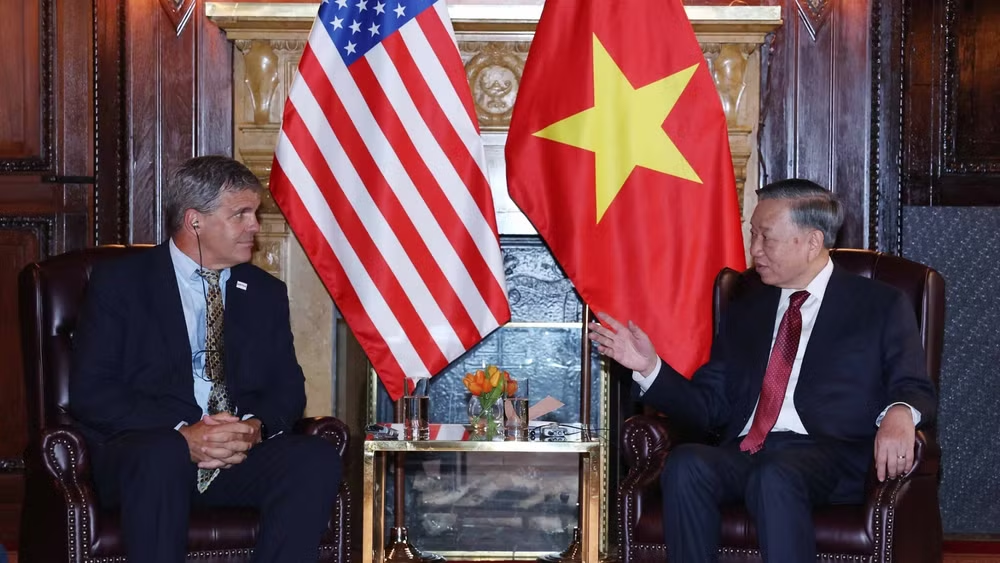 Tổng Bí thư, Chủ tịch nước Tô Lâm tiếp Quyền Giám đốc Cơ quan Thương mại và Phát triển Hoa Kỳ