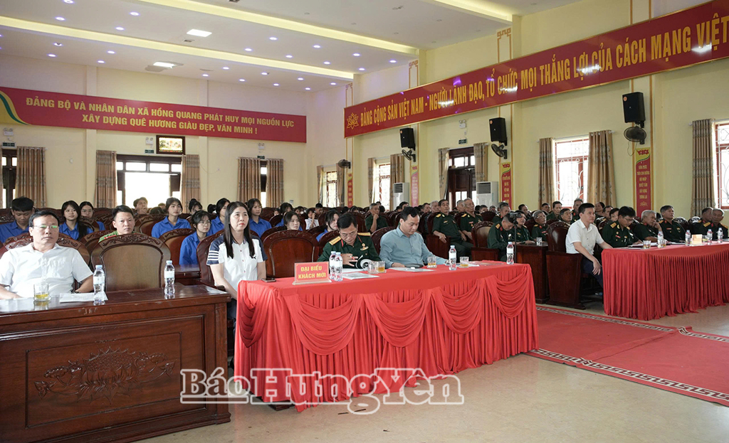 Xã Hồng Quang: Sinh hoạt chuyên đề kỷ niệm các ngày lễ lớn của đất nước