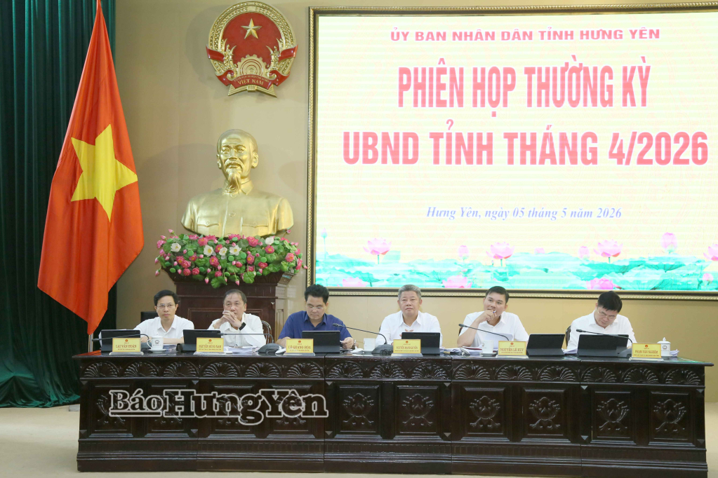 UBND tỉnh tổ chức phiên họp thường kỳ tháng 4/2026