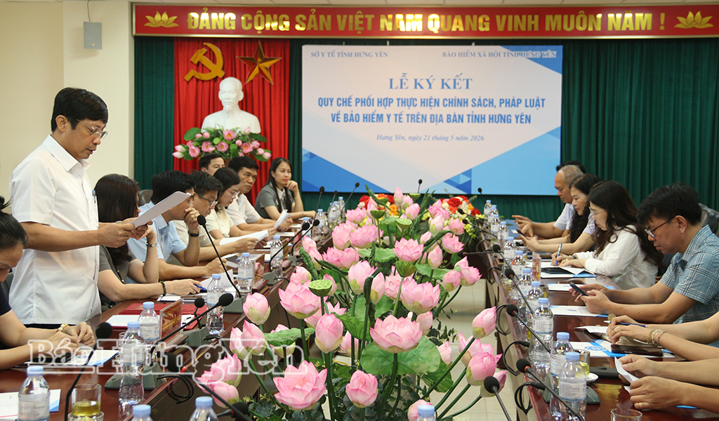 Phối hợp thực hiện chính sách, pháp luật về bảo hiểm y tế trên địa bàn tỉnh Hưng Yên