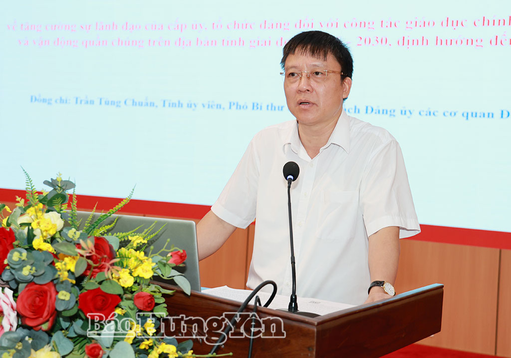 Đảng ủy các cơ quan Đảng tỉnh tổ chức hội nghị báo cáo viên