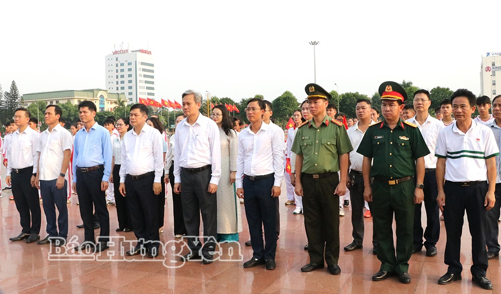 Ban Tổ chức Lễ khai mạc Đại hội TDTT tỉnh Hưng Yên lần thứ X năm 2026: Dâng hương tưởng niệm Tổng Bí thư Nguyễn Văn Linh và các anh hùng liệt sĩ