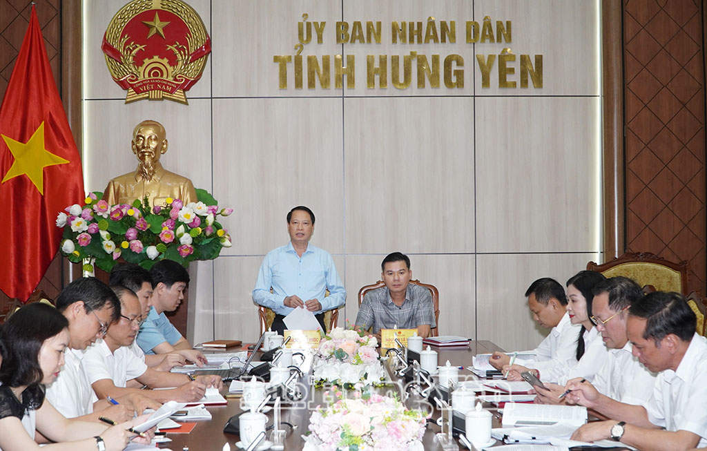 Thông qua dự thảo báo cáo kết quả giám sát đối với Đảng ủy UBND tỉnh