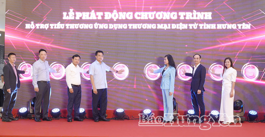 Khai mạc chuỗi chương trình hỗ trợ tiểu thương ứng dụng thương mại điện tử tại Hưng Yên