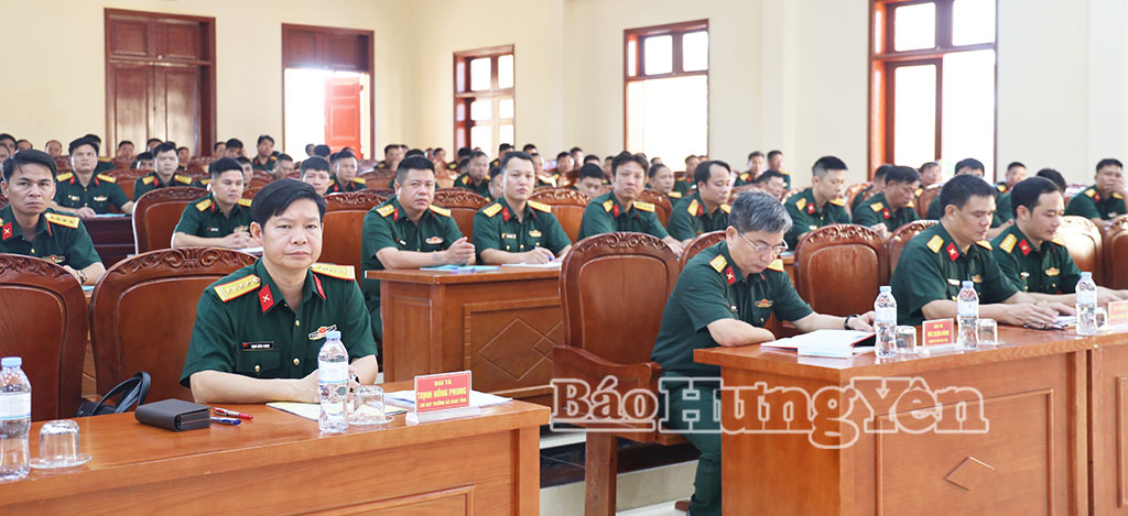 Bộ CHQS tỉnh: Tập huấn cán bộ năm 2026