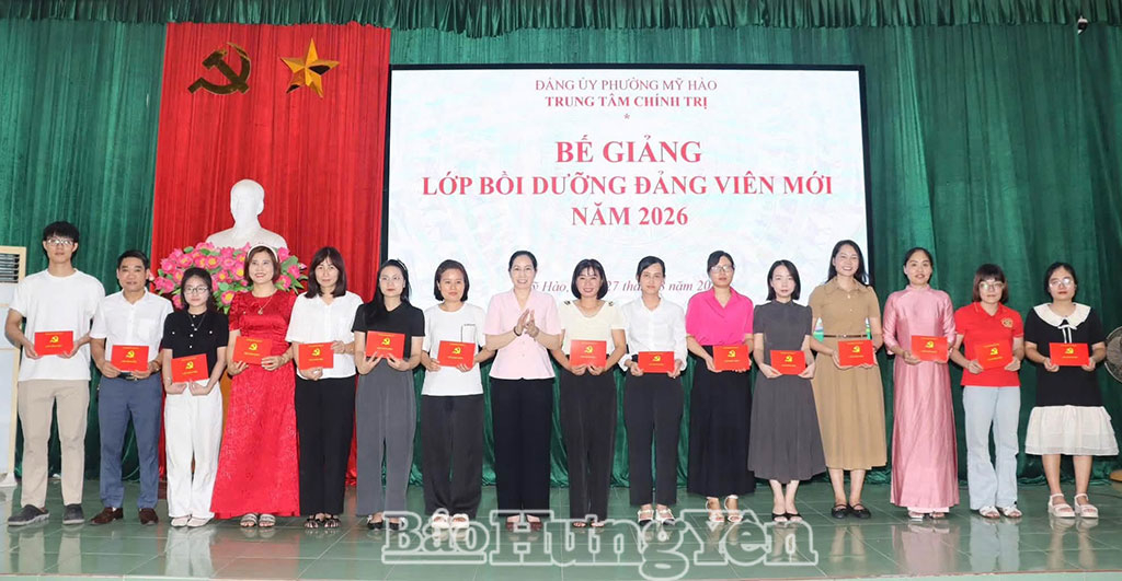 Trung tâm Chính trị phường Mỹ Hào: Chú trọng chất lượng bồi dưỡng lý luận chính trị