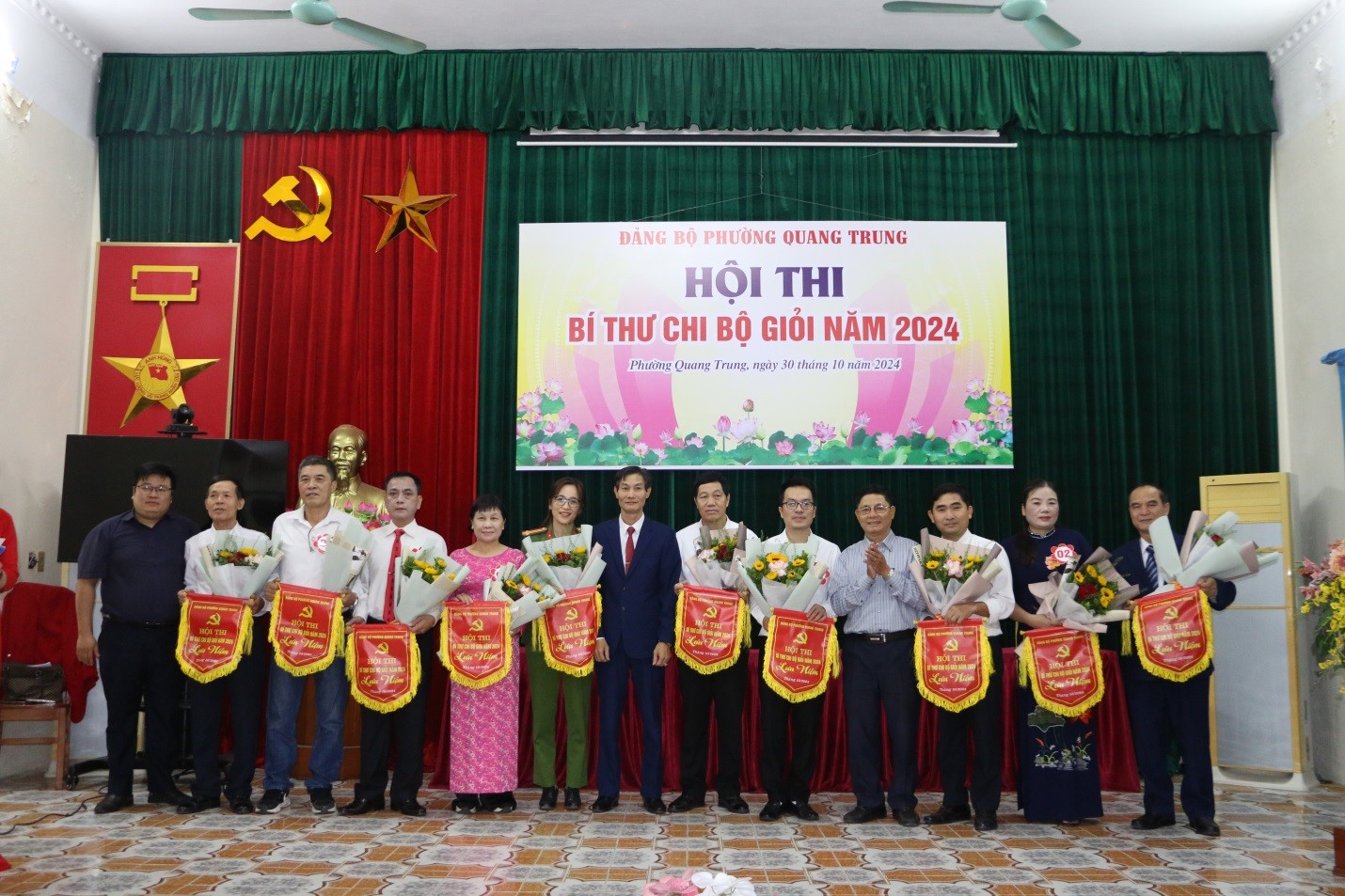 Phường Quang Trung tổ chức Hội thi Bí thư Chi bộ giỏi năm 2024