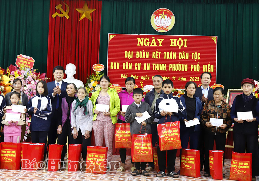 Phát huy sức mạnh đại đoàn kết toàn dân tộc, xây dựng tỉnh Hưng Yên giàu đẹp, văn minh, phồn vinh, hạnh phúc