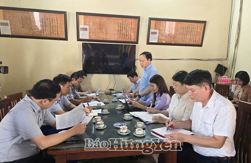 Giám sát thực hiện chính sách, pháp luật về văn hóa tại các xã Triệu Việt Vương, Mễ Sở