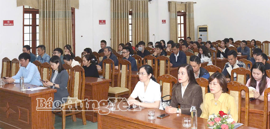 Trung tâm Chính trị phường Mỹ Hào khai giảng lớp bồi dưỡng đảng viên mới năm 2026