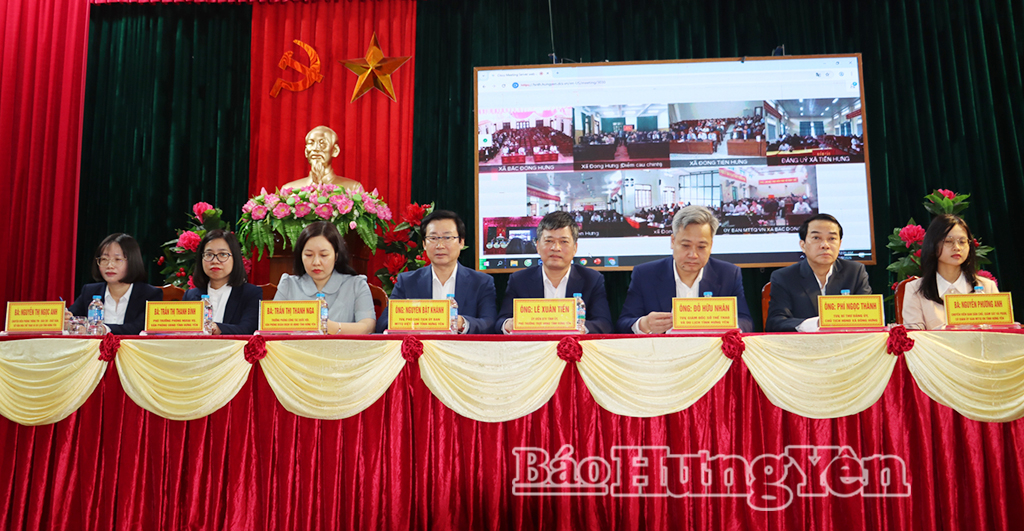 Hội nghị tiếp xúc giữa cử tri với những người ứng cử đại biểu HĐND tỉnh khóa XVIII tại đơn vị bầu cử số 11