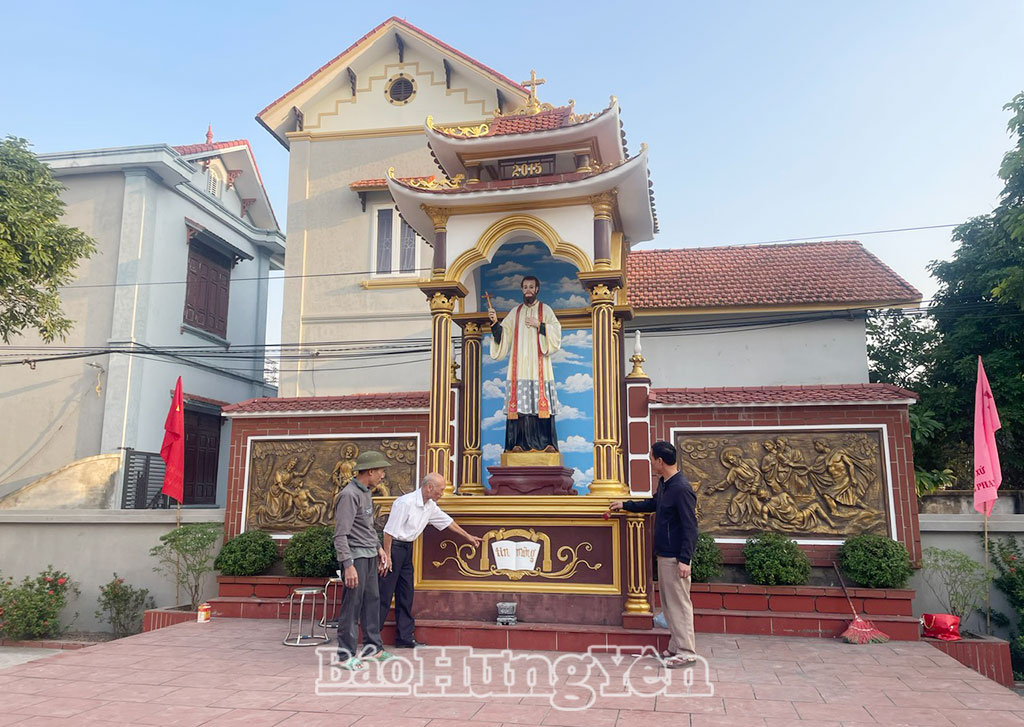 Xã Tiên Hoa: Lương - giáo đoàn kết chung sức xây dựng quê hương