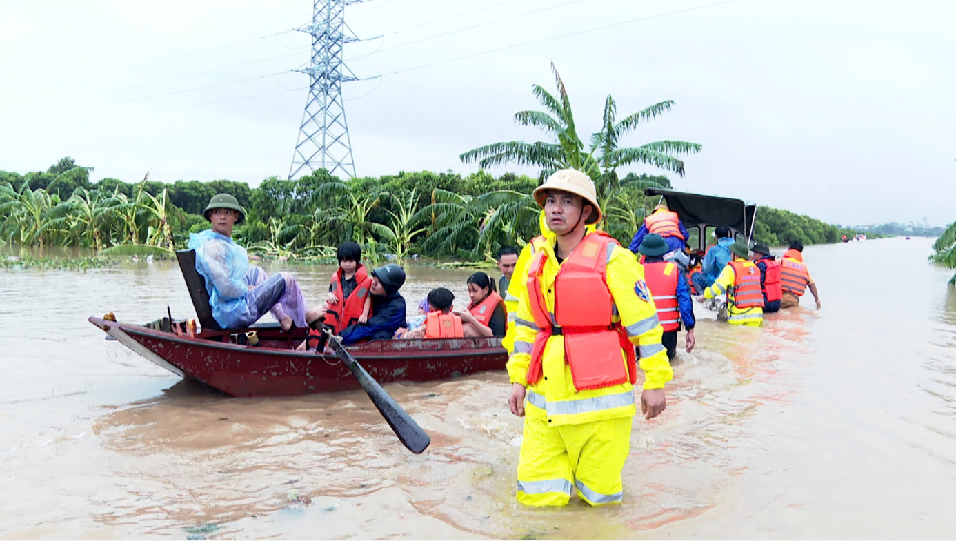 Thành phố Hưng Yên Hơn 3 nghìn người dân được di dời đến nơi an toàn