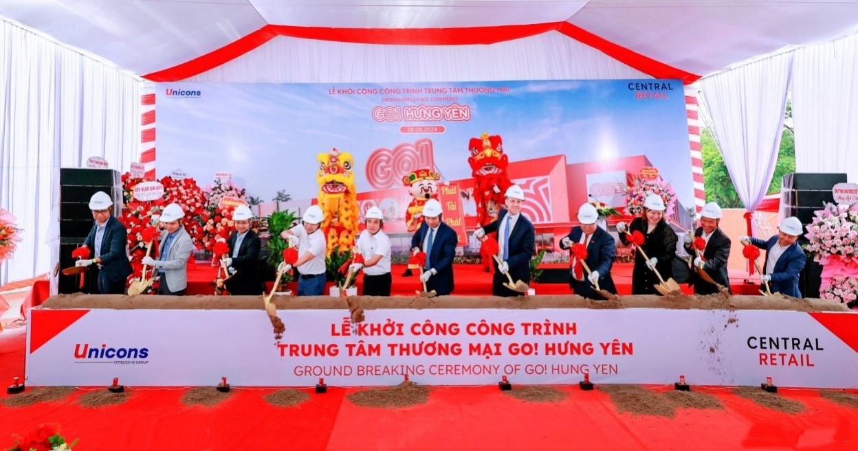 Lễ khởi công công trình Trung tâm thương mại GO! Hưng Yên