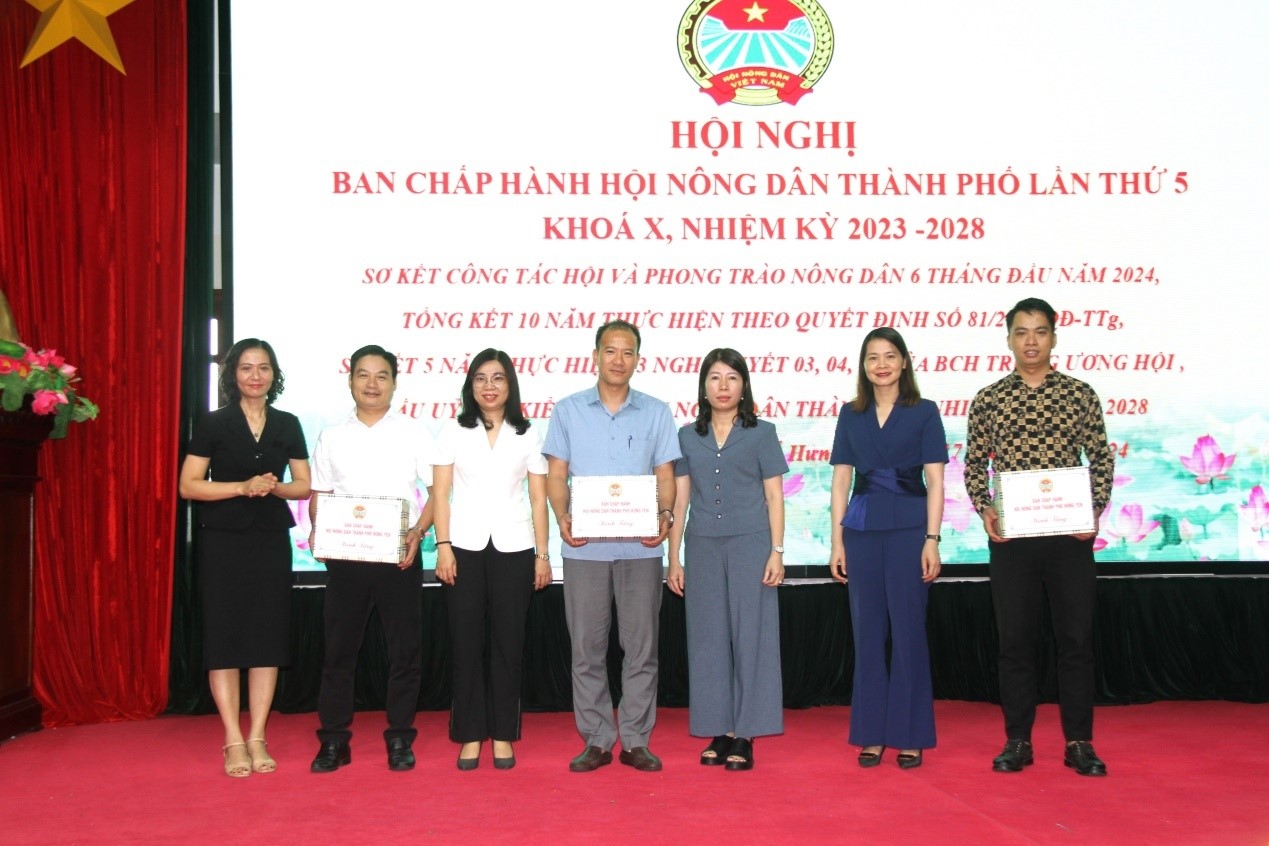 HỘI NGHỊ BAN CHẤP HÀNH HỘI NÔNG DÂN THÀNH PHỐ LẦN THỨ 5, KHÓA X, NHIỆM KỲ 2023 - 2028