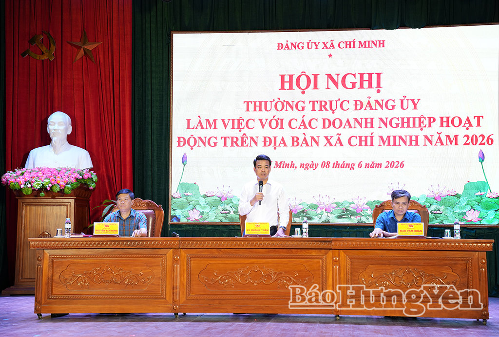 Xã Chí Minh cam kết đồng hành cùng doanh nghiệp