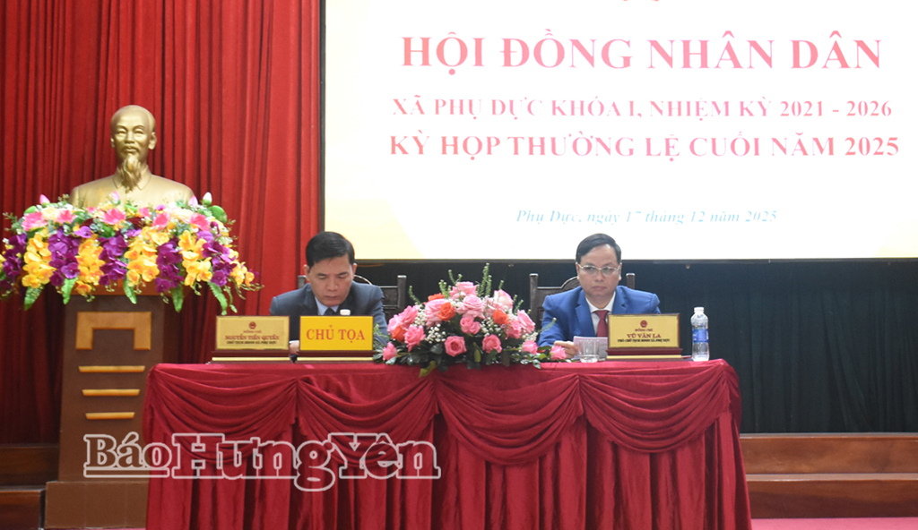 HĐND các xã tổ chức kỳ họp thường lệ cuối năm 2025