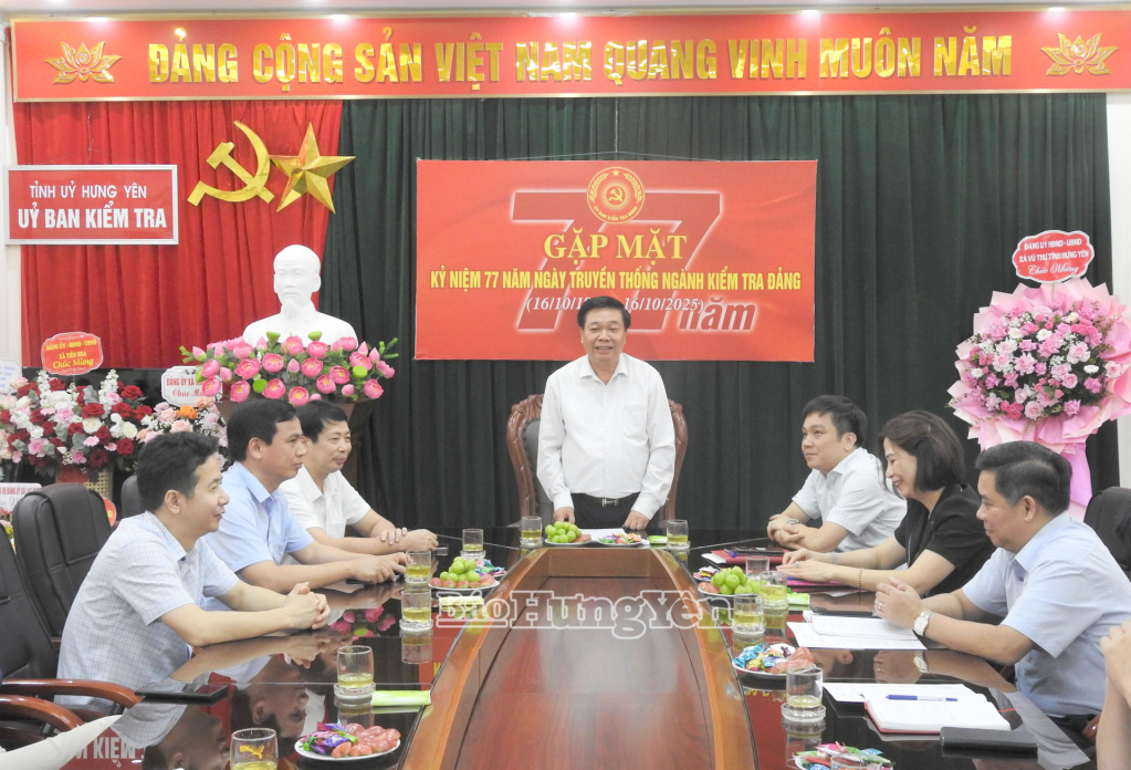 Phát huy truyền thống 77 năm, ngành Kiểm tra Đảng tiếp tục nâng cao chất lượng, hiệu quả công tác kiểm tra, giám sát, góp phần xây dựng Đảng bộ tỉnh trong sạch, vững mạnh