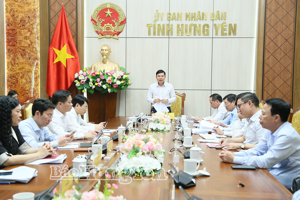 UBND tỉnh họp thảo luận các nội dung liên quan đến đầu tư công và tài chính ngân sách