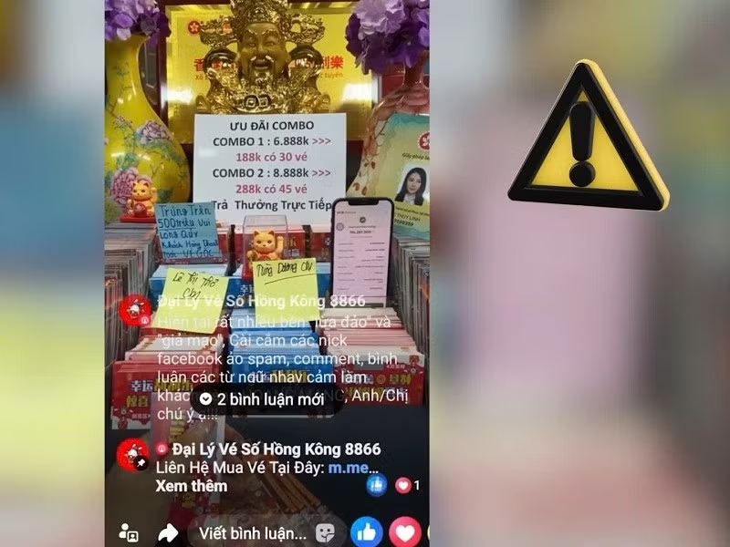 Bẫy vé số cào online với chiêu trò “trúng trước mất sau”