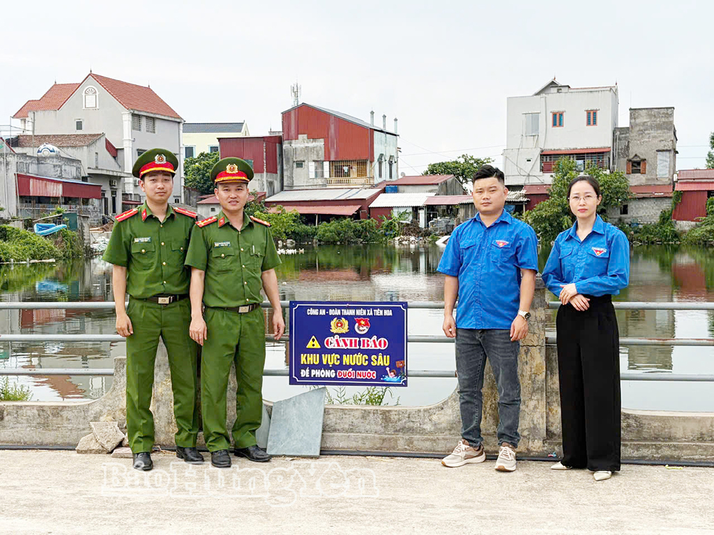 Công an xã Tiên Hoa: Bám sát địa bàn, giữ vững an ninh, trật tự từ cơ sở