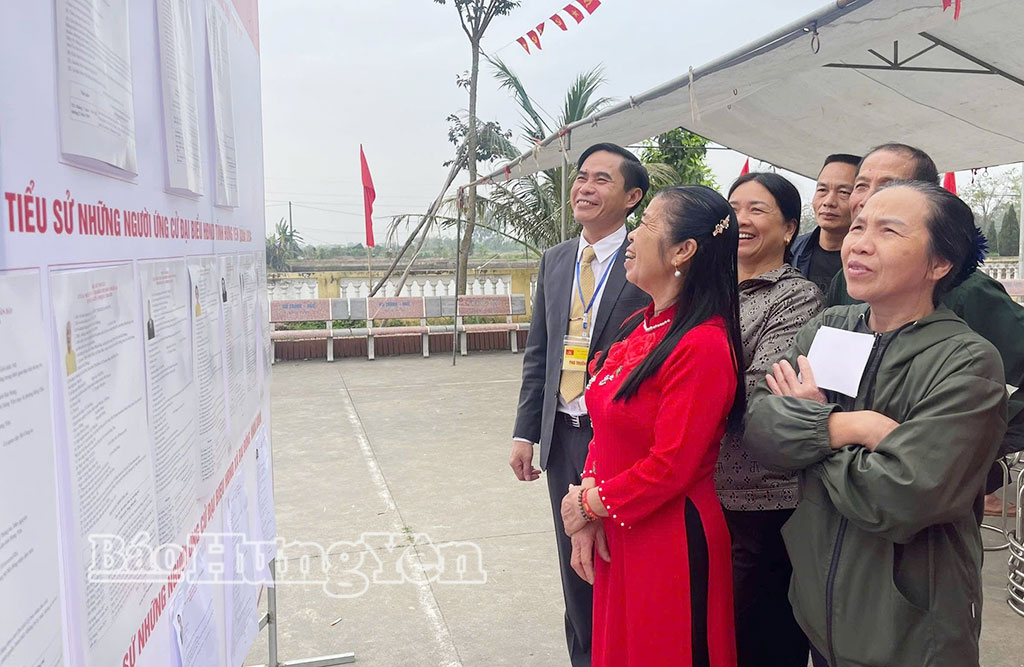 Hưng Yên: Bầu cử diễn ra an toàn, thành công