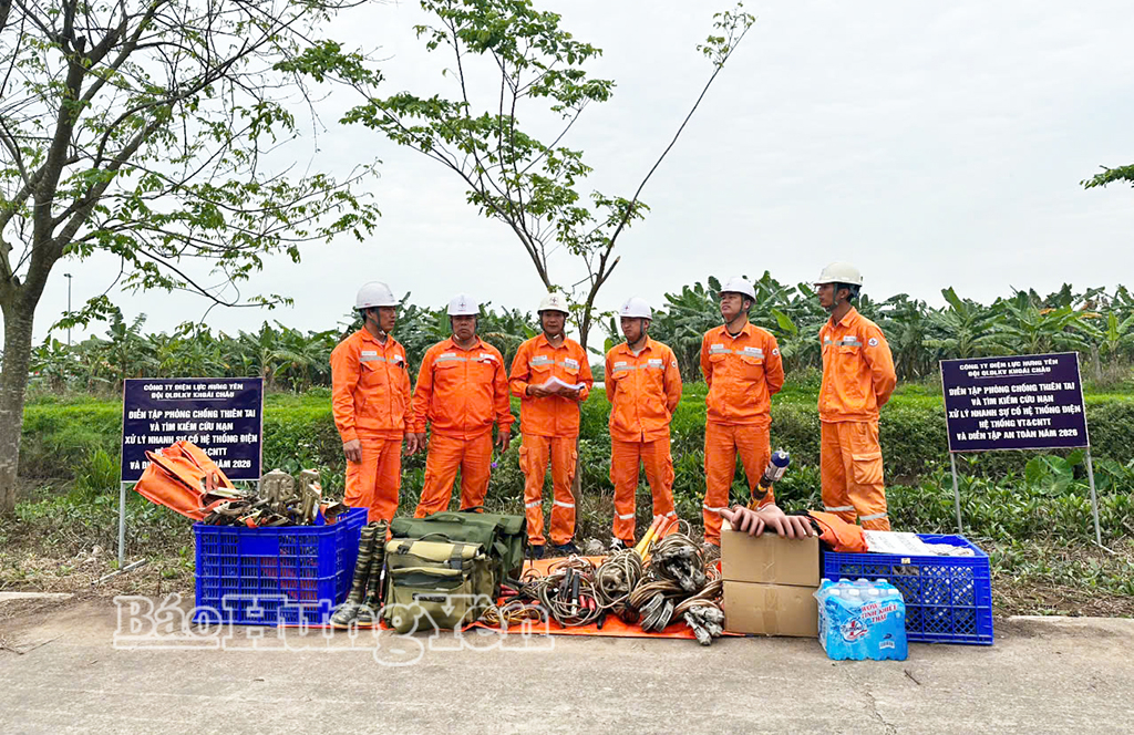 Diễn tập phòng, chống thiên tai và tìm kiếm cứu nạn