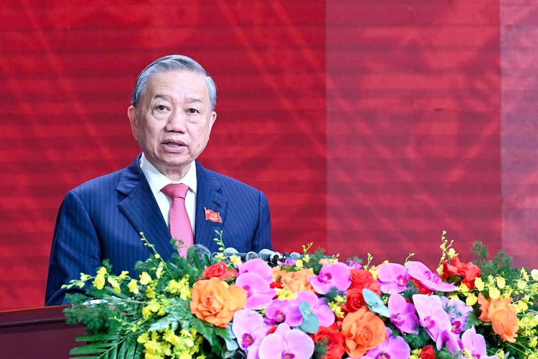 Diễn văn của Tổng Bí thư Tô Lâm tại Lễ kỷ niệm 80 năm Ngày Truyền thống CAND và 20 năm Ngày hội toàn dân bảo vệ An ninh Tổ quốc