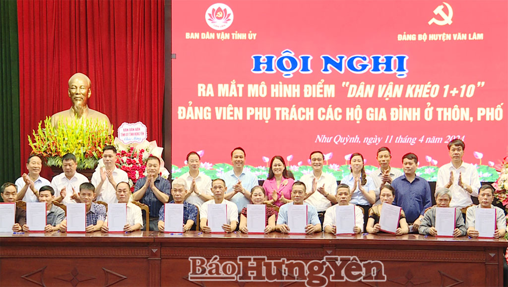 Hiệu quả mô hình “Dân vận khéo 1+10” ở xã Như Quỳnh