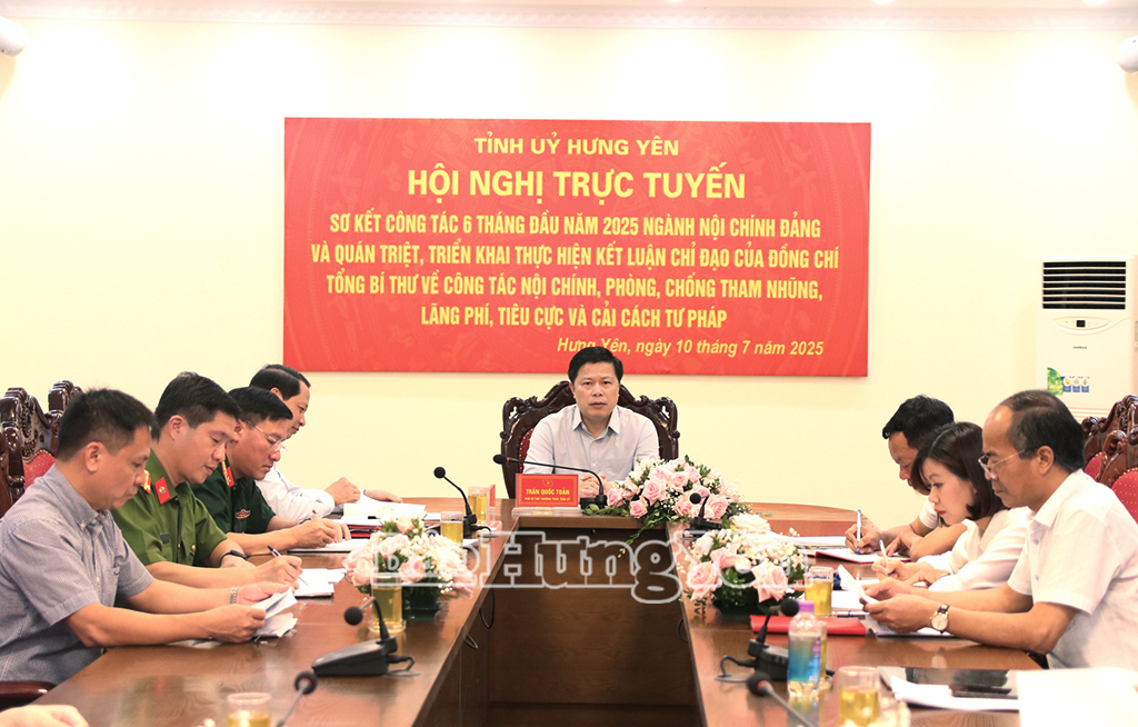 Sơ kết 6 tháng đầu năm ngành Nội chính Đảng