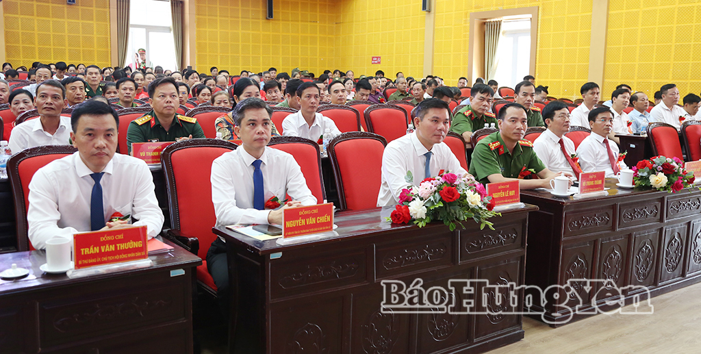 Xã Hưng Hà: Tổ chức điểm ngày hội “Toàn dân bảo vệ an ninh Tổ quốc”