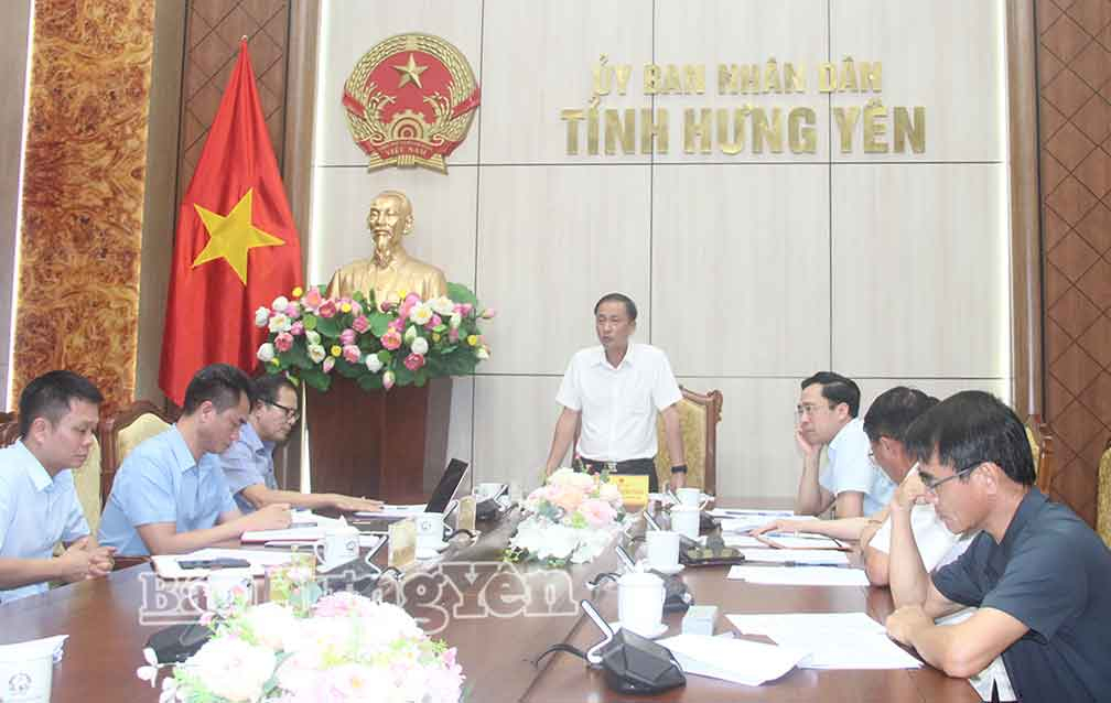 UBND tỉnh họp nghe Sở Xây dựng báo cáo một số nội dung