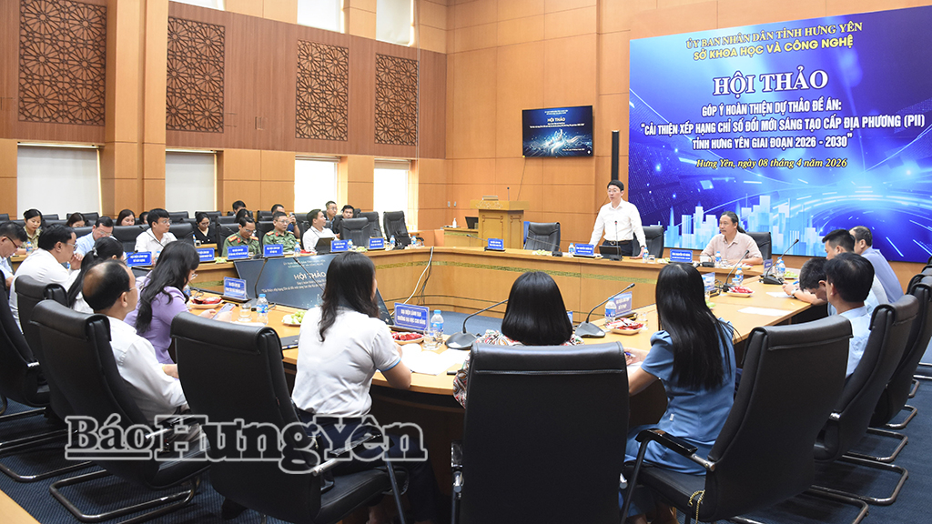 Hưng Yên phấn đấu nằm trong nhóm các tỉnh, thành phố dẫn đầu cả nước về chỉ số PII vào năm 2030