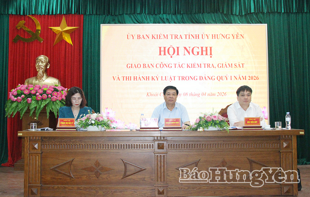 Kiểm tra, giám sát chuyên đề đối với 149 tổ chức đảng và 168 đảng viên