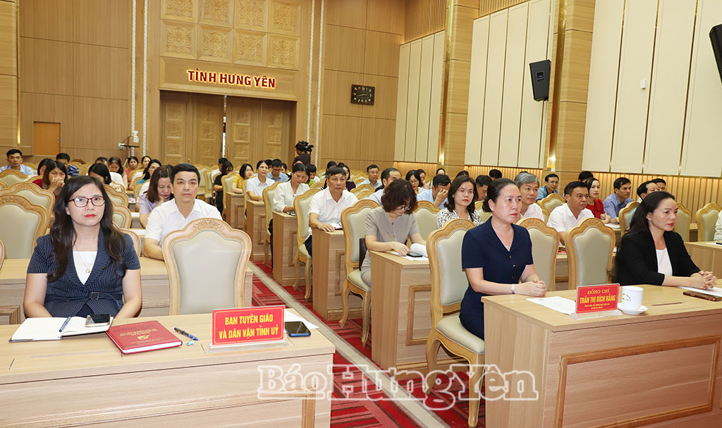 Bàn giao chức năng, nhiệm vụ tham mưu công tác dân vận về Đảng uỷ MTTQ Việt Nam, các đoàn thể tỉnh
