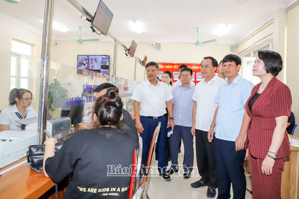 Kiểm tra việc chuẩn bị, tổ chức đại hội Đảng nhiệm kỳ 2025 – 2030 và triển khai vận hành chính quyền địa phương 2 cấp tại xã Ân Thi