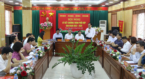 Ký kết Chương trình phối hợp về văn hóa, thể thao, du lịch giữa các tỉnh: Hưng Yên, Nghệ An, Hải Dương