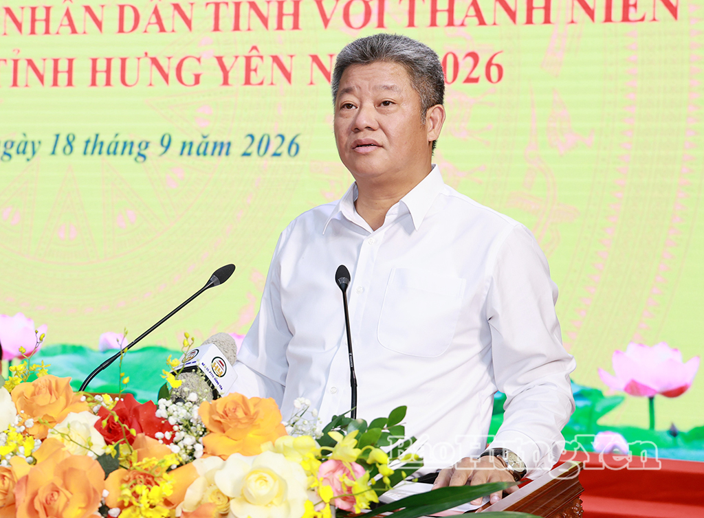 Hội nghị đối thoại giữa Chủ tịch UBND tỉnh với thanh niên trên địa bàn tỉnh Hưng Yên năm 2026