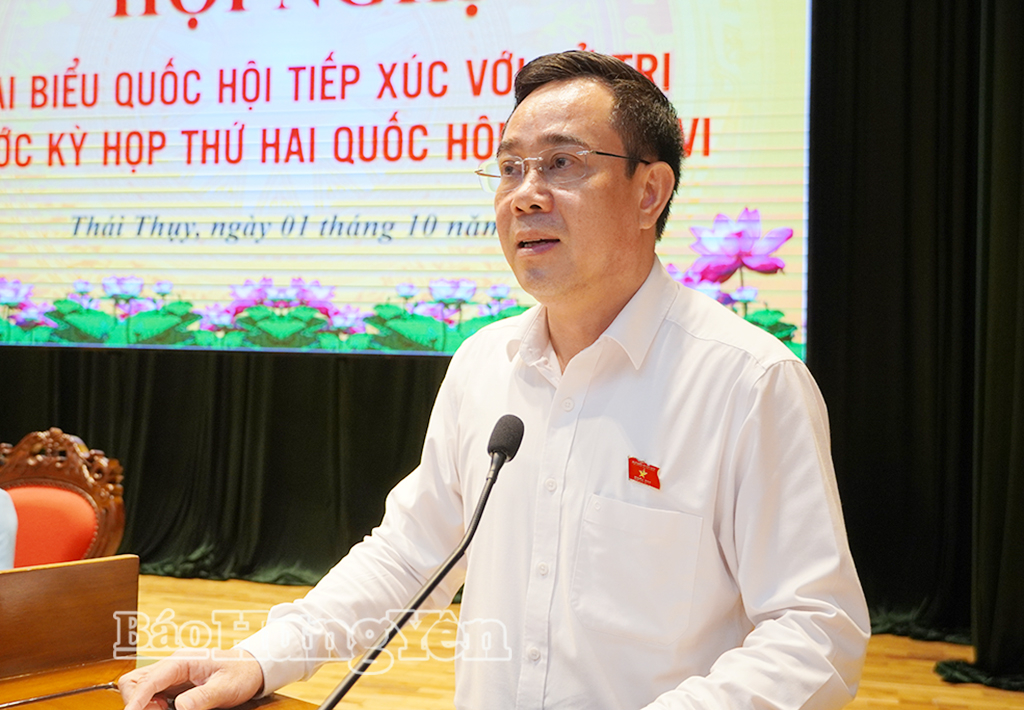 Cử tri xã Thái Thụy kiến nghị nhiều vấn đề về phát triển kinh tế - xã hội