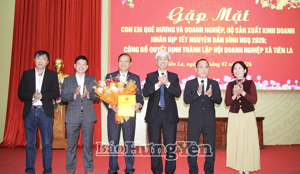 Xã Tiên La: Gặp mặt con em quê hương và doanh nghiệp, hộ sản xuất kinh doanh