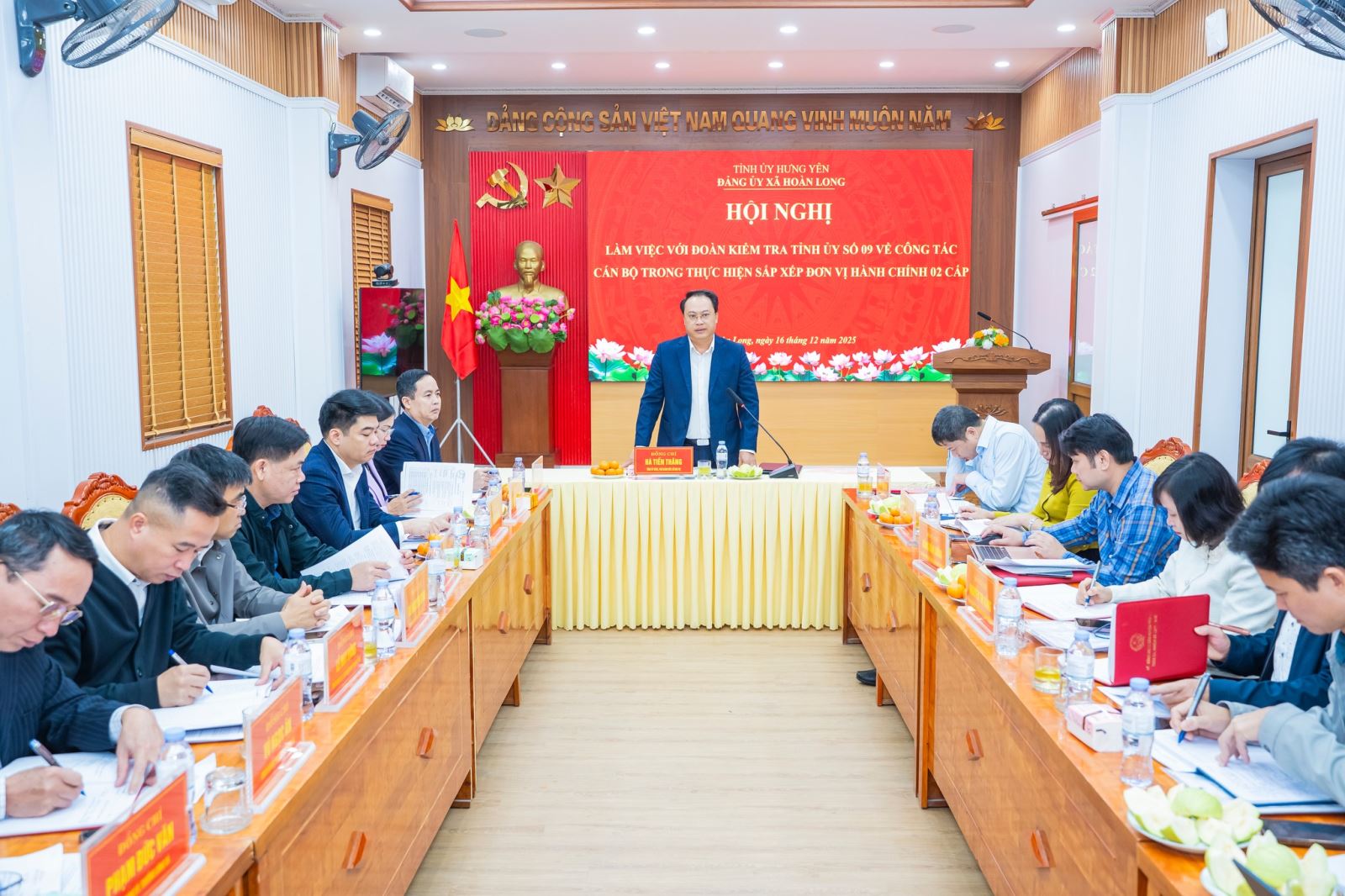 Hoàn Long: Sắp xếp lại tổ chức bộ máy hệ thống chính trị theo hướng tinh gọn, hiện đại và hiệu quả sau sáp nhập