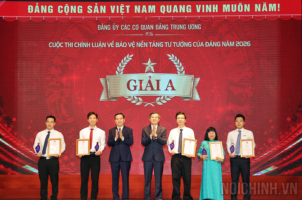 Đảng bộ các cơ quan Đảng Trung ương trao thưởng cho 34 tác phẩm đạt giải Cuộc thi chính luận bảo vệ nền tảng tư tưởng của Đảng
