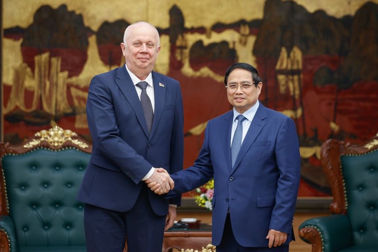 Thủ tướng Phạm Minh Chính tiếp Phó Thủ tướng Belarus