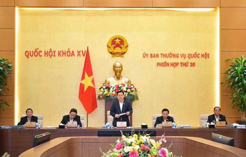 Khai mạc phiên họp thứ 30 của Uỷ ban Thường vụ Quốc hội