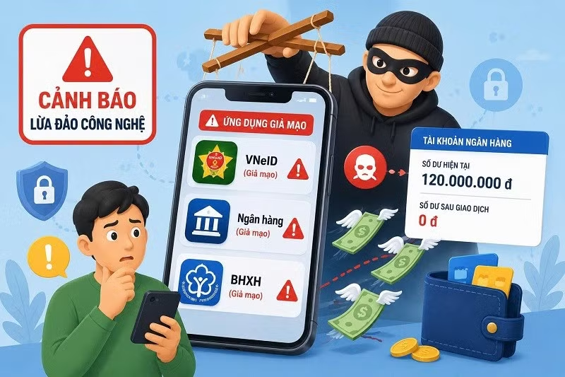 Lừa đảo núp bóng dịch vụ công trực tuyến