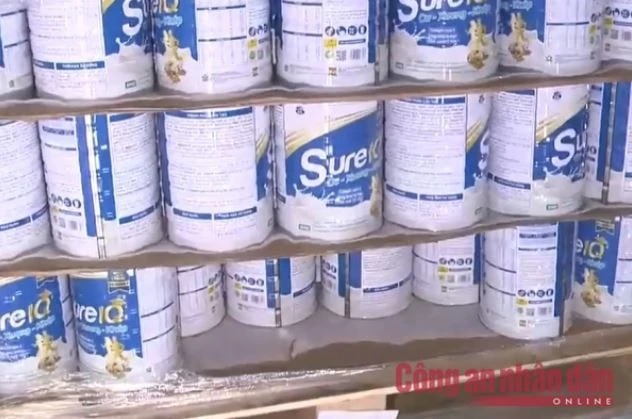 Triệt phá đường dây sản xuất sữa bột giả với gần 600 chủng loại
