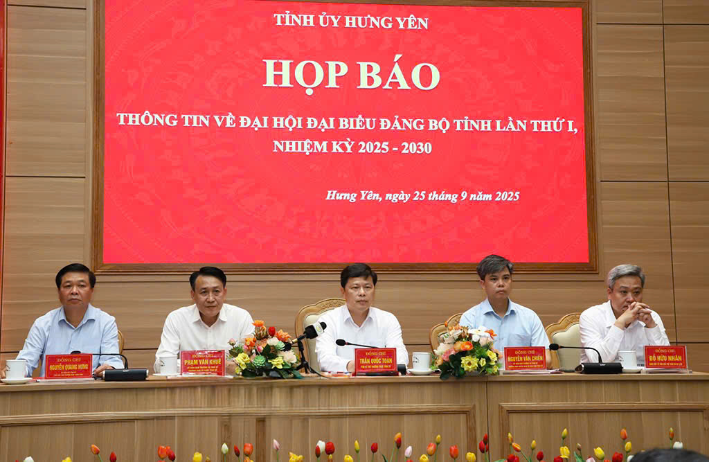 Hưng Yên sẵn sàng cho Đại hội đại biểu Đảng bộ tỉnh lần thứ I, nhiệm kỳ 2025 – 2030